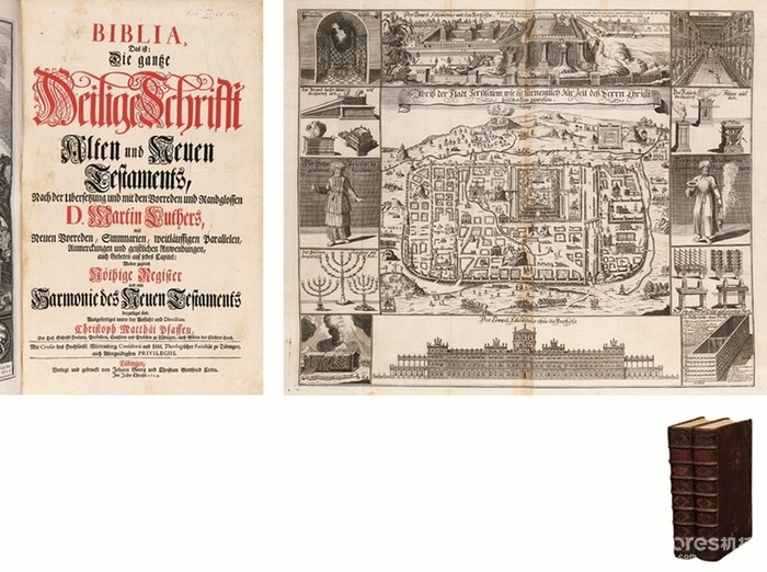 1713 年图宾根版马丁・路德德语全本圣经